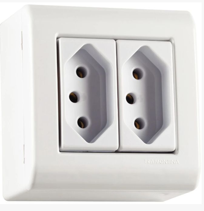 TOMADA EXT. DUPLA 20A 57304025 TRAMONTINA