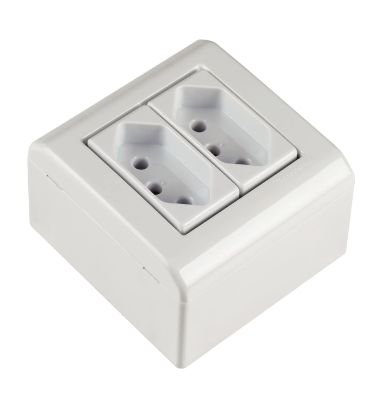 TOMADA EXT. DUPLA 10A 57304012 TRAMONTINA